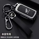 Porte-clé Premium Honda avec Housse de Protection en Cuir – Image 3